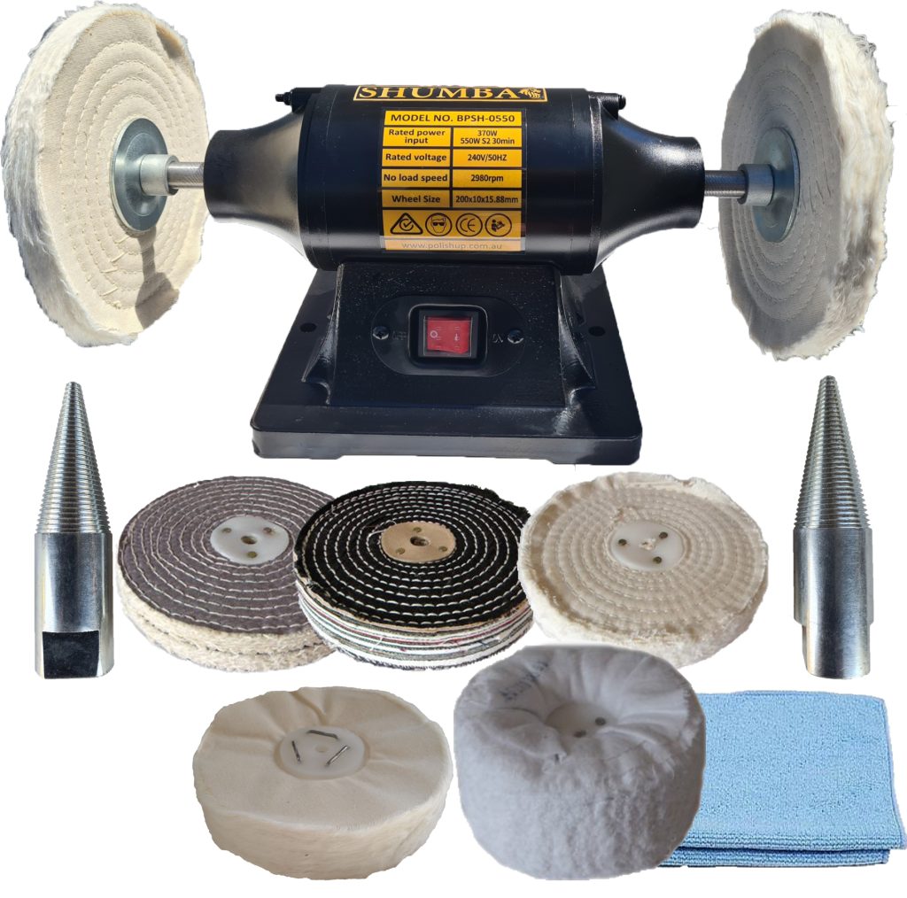 150mm 6 inch Polishing Kit Bench Polisher Polishup